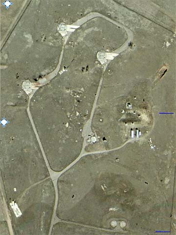 aerial view of missilebase
