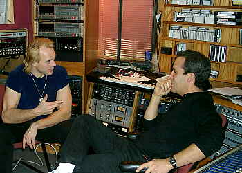 Trygve and Guy at the Golden studio