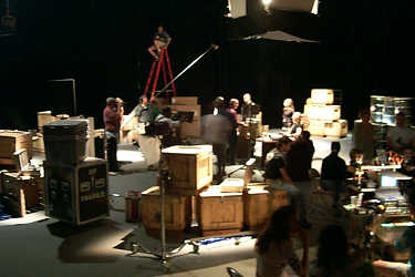 filming at the Colorado Studios soundstage